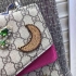 Gucci GG Dionysus embroidered shoulder bag pink inside